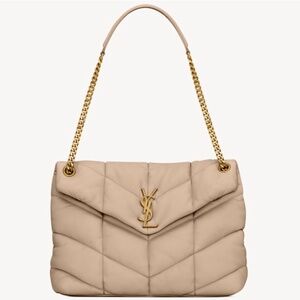 Saint Laurent Medium Puffer Shoulder Bag in Nappa Leather